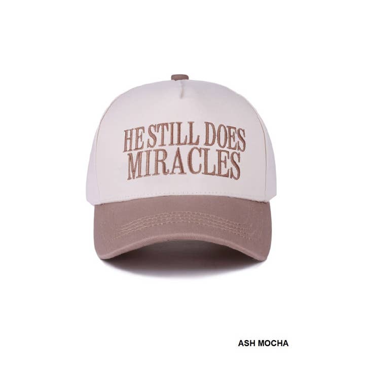 42POPS - Wholesale Baseball Cap - Women's - ...._ 1009 He still does miracles two tone canvas cotton cap SI-28473