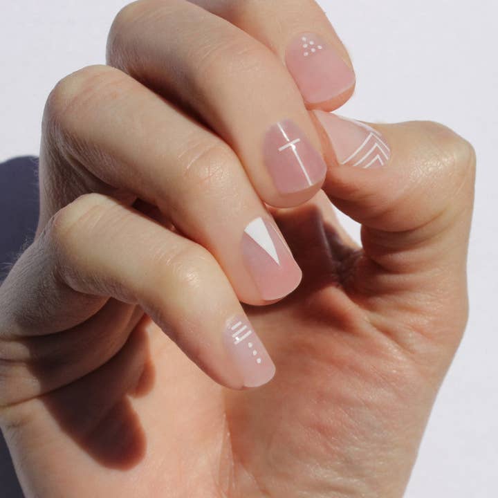 Vita bläckade nagelomslag för wholesale av So Gloss