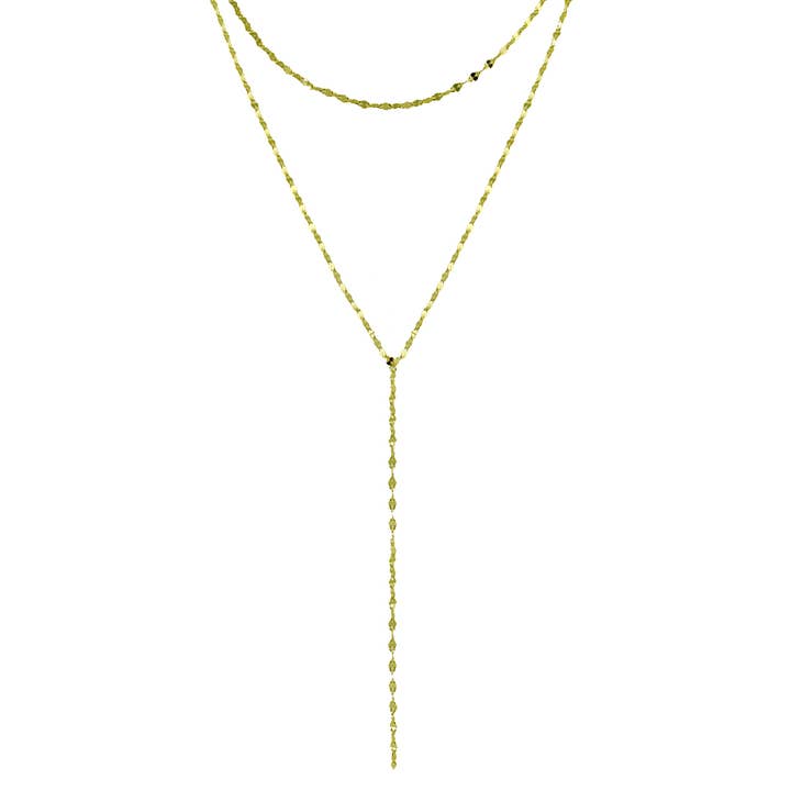 Colar Corrente Lariat por atacado de JTG Jewelry