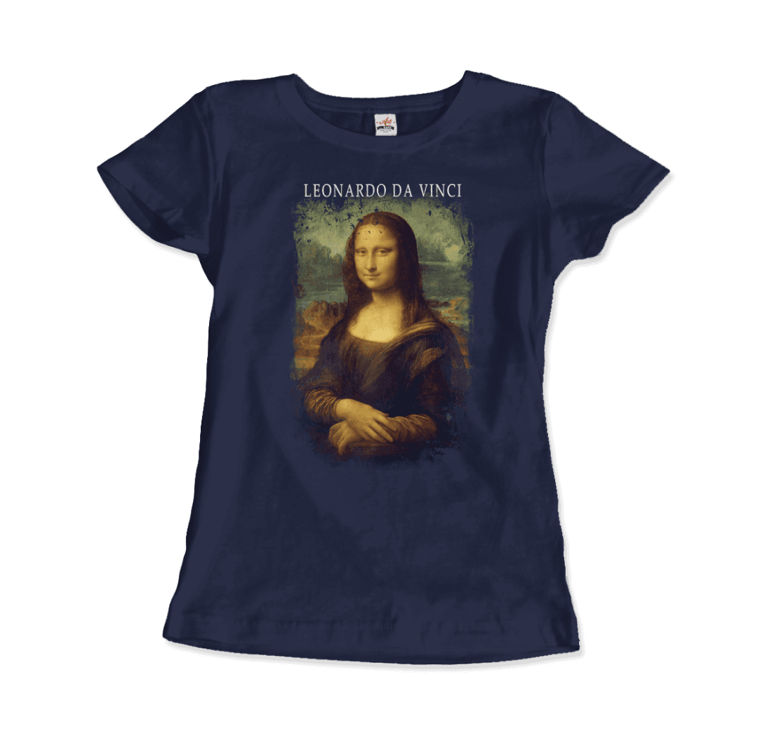 Art-O-Rama Shop - Wholesale Screen Printed T-Shirt - Unisex - Leonardo Da Vinci, Mona Lisa, 1503~1519 Artwork T-Shirt1