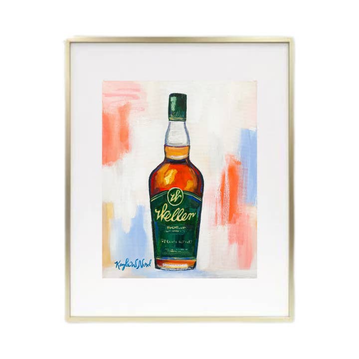 "Weller Green Label" (PRINT) for wholesale by Kayla Weber Art