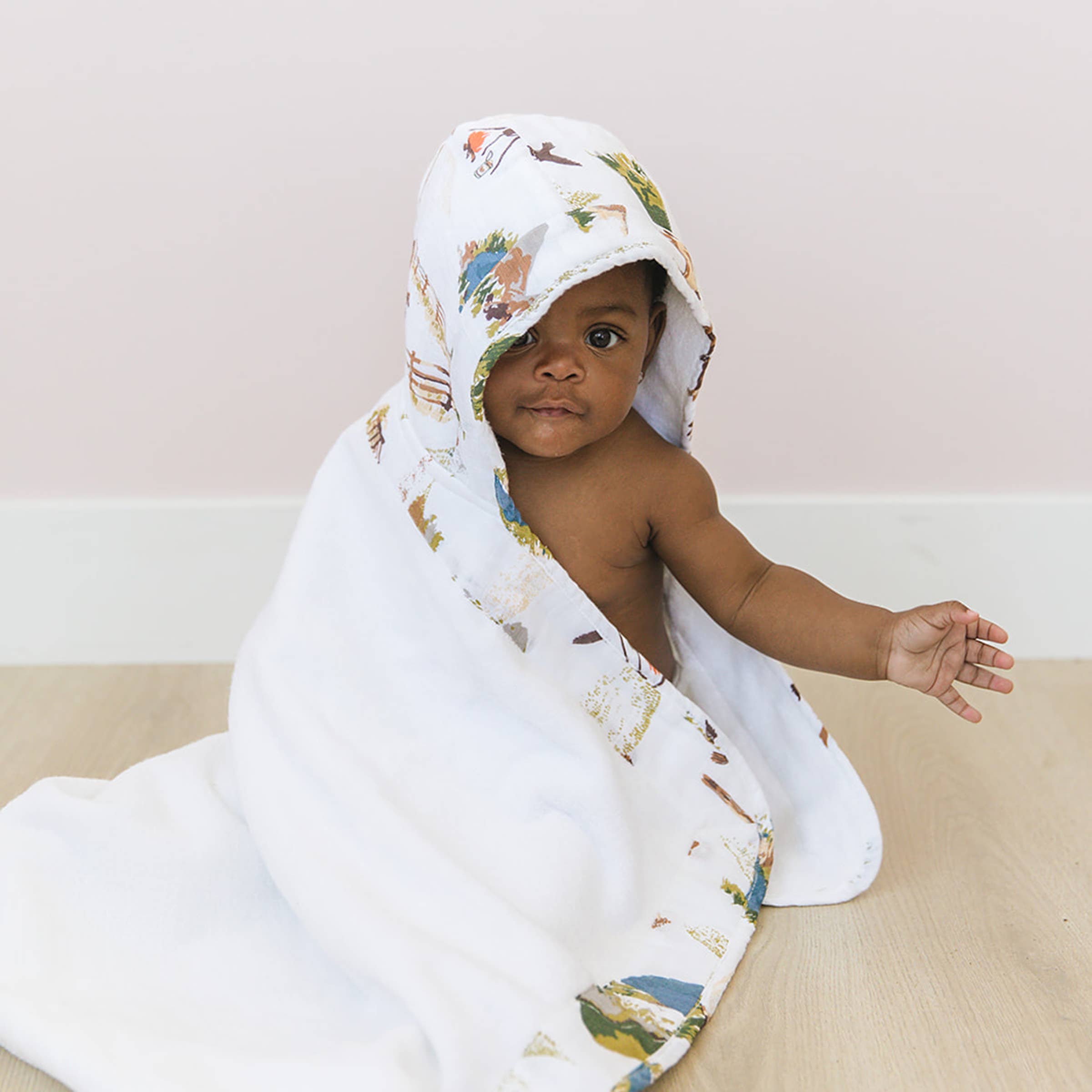 Bebe au Lait - Wholesale Hooded Towel - Kids & Baby - Wyoming Baby Hooded Towel1