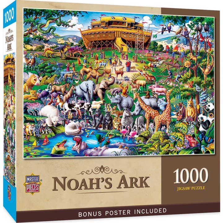Masterpieces Puzzles - Wholesale Puzzle - Adult - Noah's Ark - 1000 Piece Puzzle