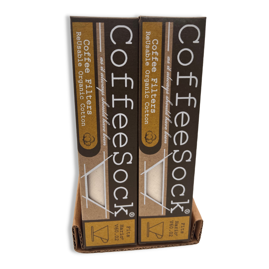 CoffeeSock - Venta al por mayor Filtros de café - Filtros de café orgánicos reutilizables Hario® v60-024