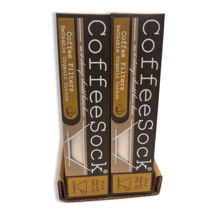 CoffeeSock - Wholesale Coffee Filter - Reusable Organic Coffee Filters - Hario® v60-024