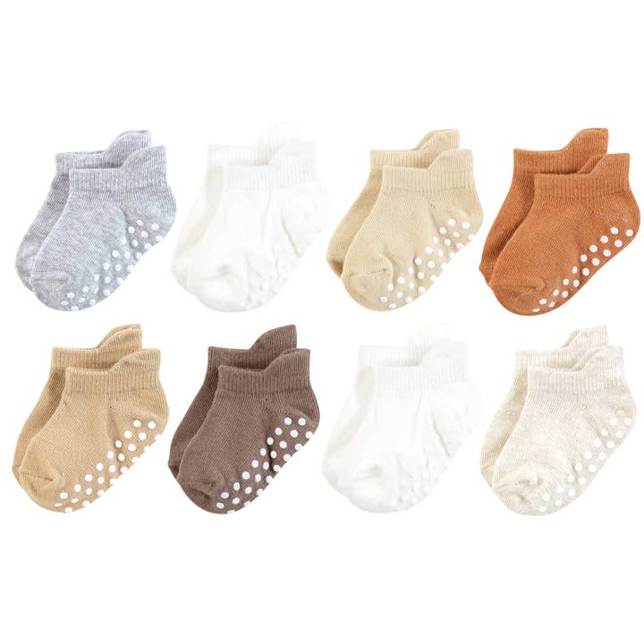 Touched by Nature Organic Cotton Non-Skid Socks for wholesale by BabyVision