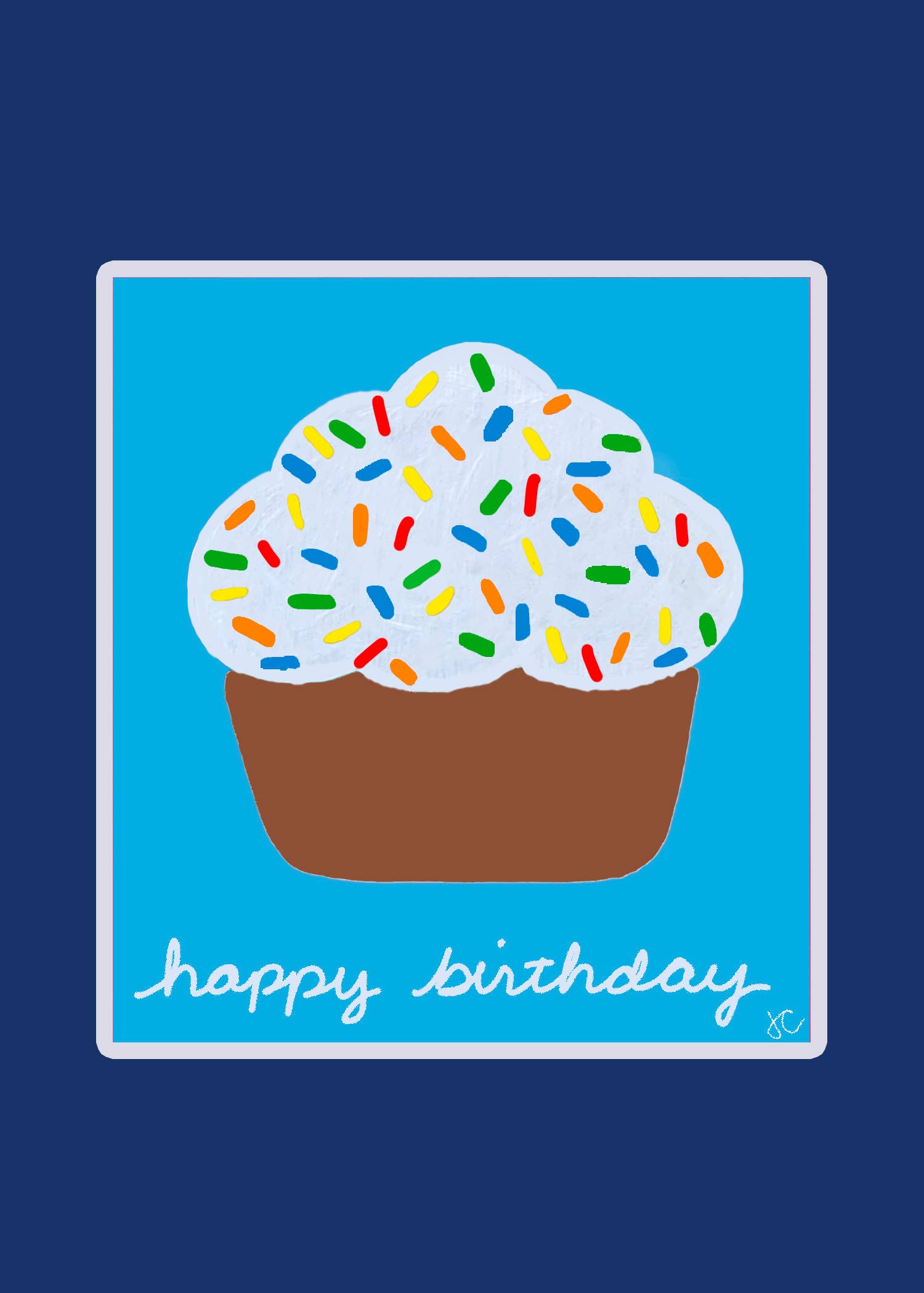 Citrus Daisy – Engroshandel Fødselsdagskort – Drys Cupcake Tillykke med fødselsdagen5