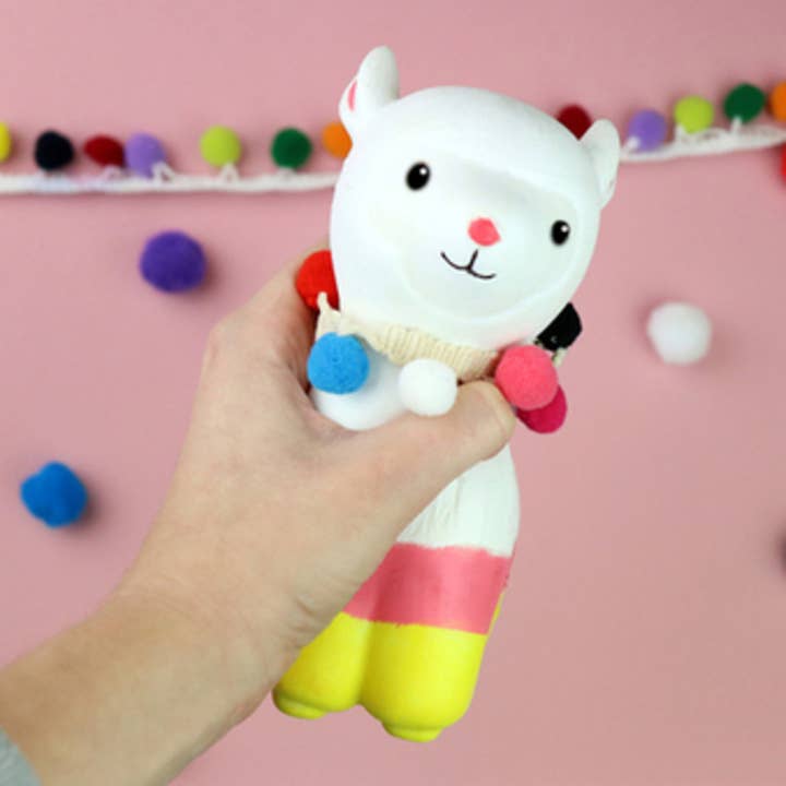 Doodle Hog - Wholesale DIY Craft Kit - Kids - DIY Alpaca Paint Your Own Squishies Kit!