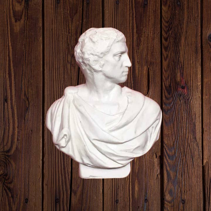 Magnifique Hearts - Venta al por mayor Figura decorativa - Busto en miniatura de Brutus Greek, proporción 1:12, decoración del hogar, regalo