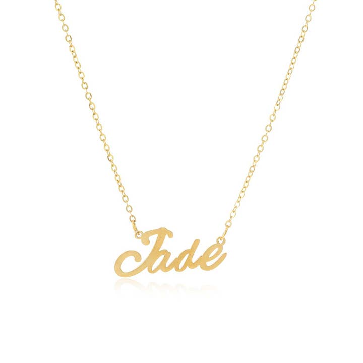 Jade Name Necklace for wholesale by Zotair