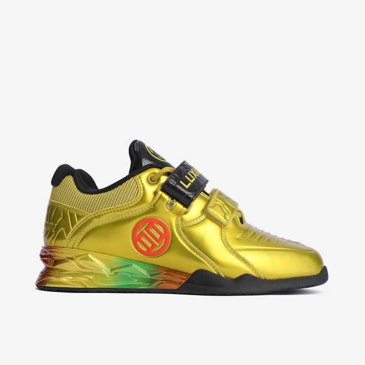 Gold LUXIAOJUN Champion PowerPro I Weightlifting Shoes(Golden) for wholesale on Faire