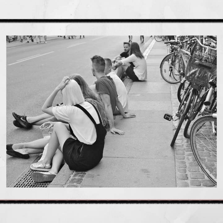 Street Photography Print Hipster Wall Art Copenhagen Poster for wholesale by Mo & Paul Photography