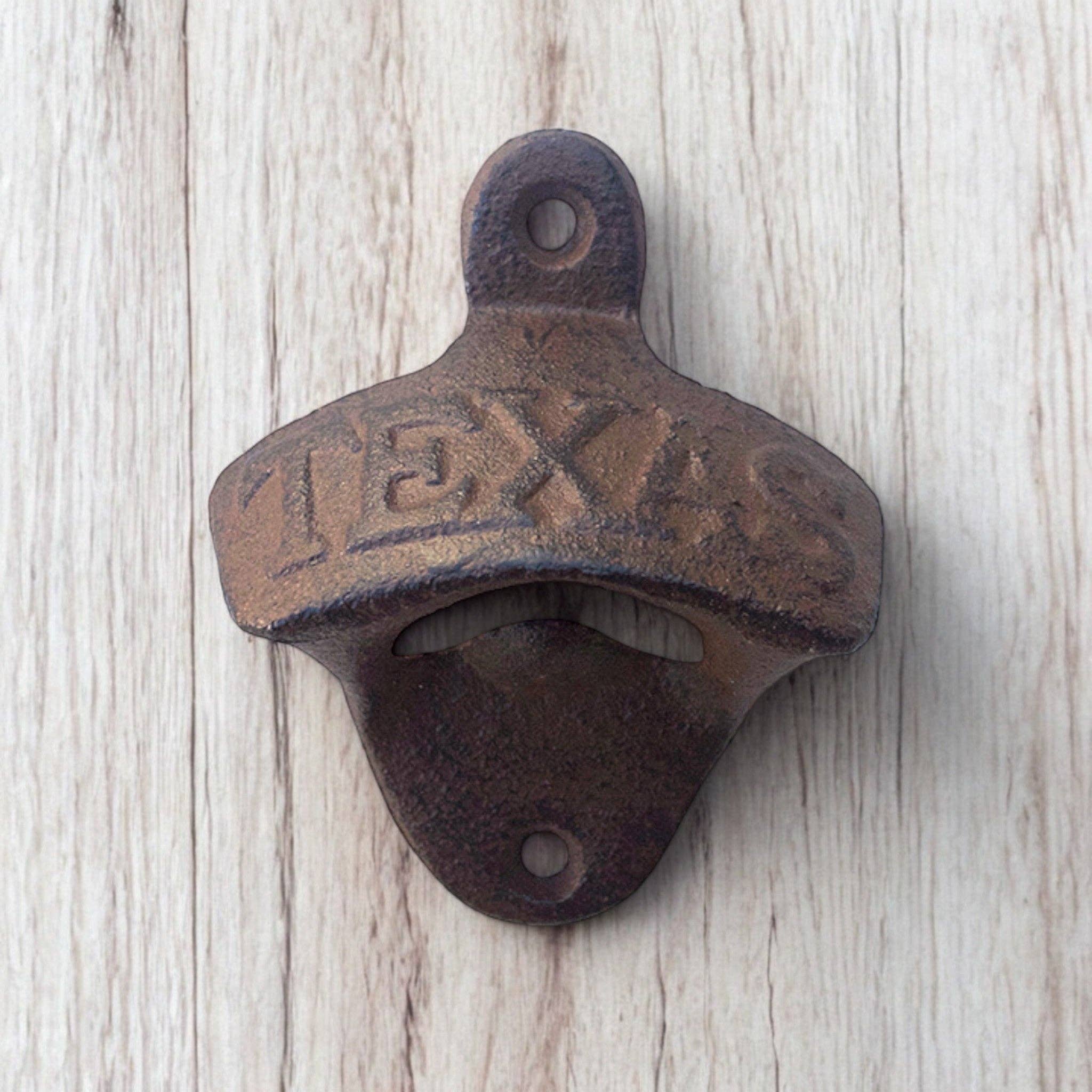 Iron & Blossom - Wholesale Bottle/wine opener - Cast Iron Texas Bottle Opener Southern Bar