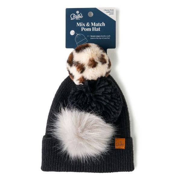 DM Merchandising - Wholesale Beanie - Women's - Britt's Knits Snap To It Mix & Match Pom Hat Assortment5