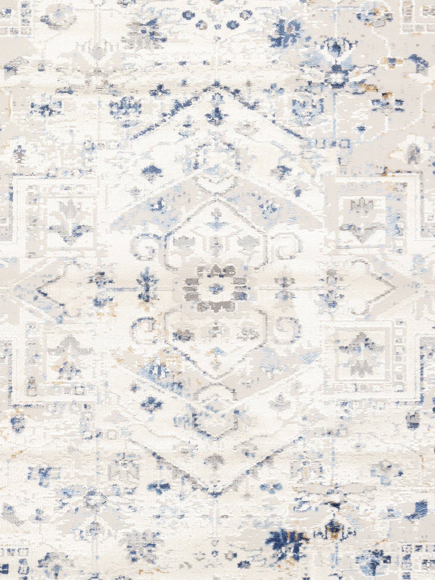 Pasargad Home - Wholesale Area Rug - Efes Oriental Light Gray/Light Blue Area Rug2