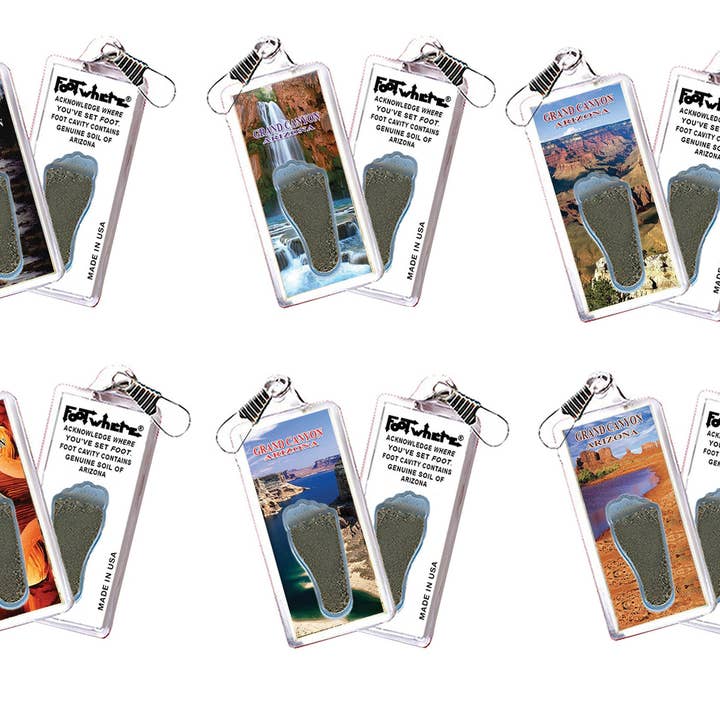 Tirette-souvenir FootWhere® du Grand Canyon. 72 pièces/6 styles assortis. pour la vente par FootWhere- USA Group, Inc.