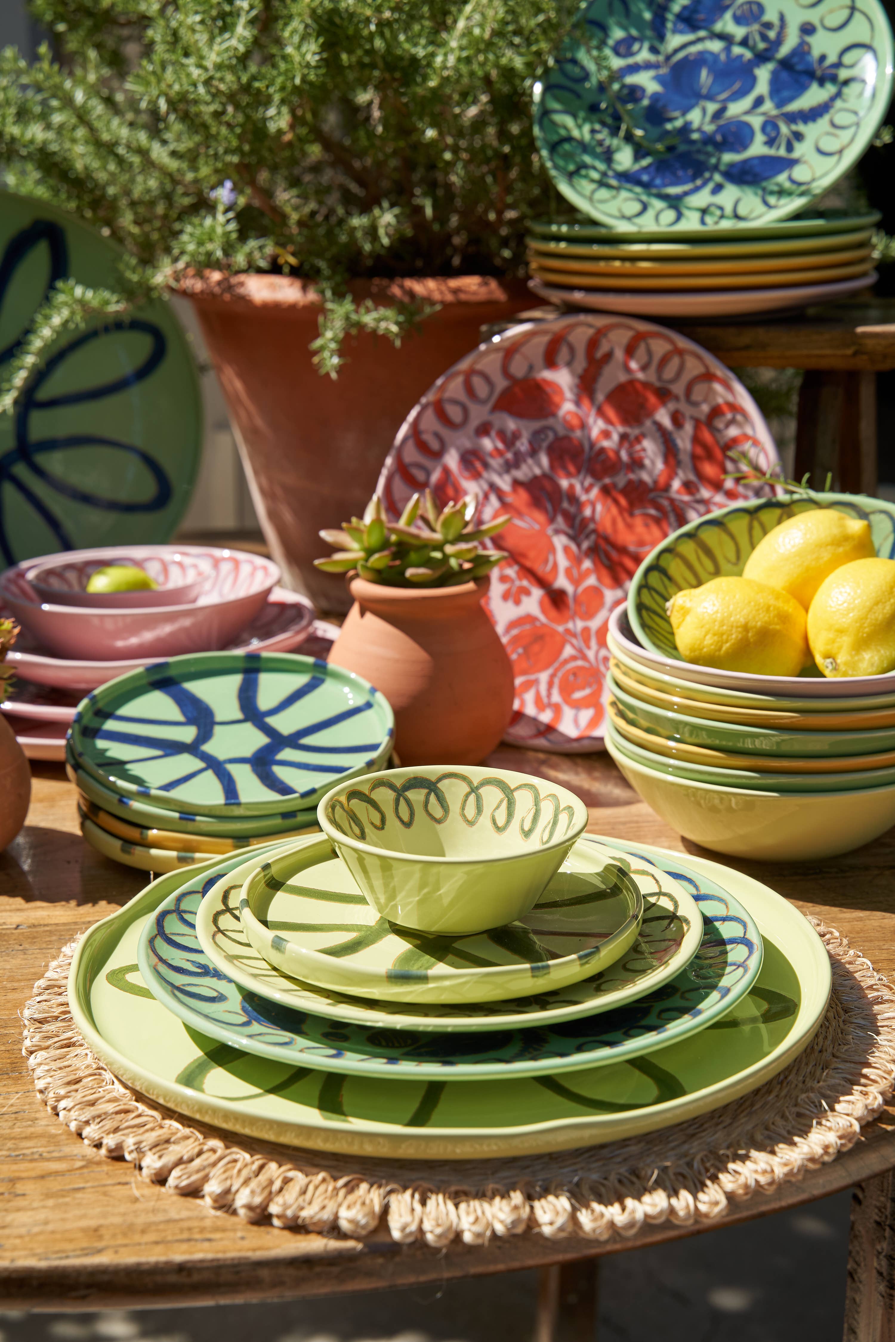 Couleur Nature - Vendita all'ingrosso Piatto - Piatto da Cena Amalfi Rosa - Diametro 10,6"9