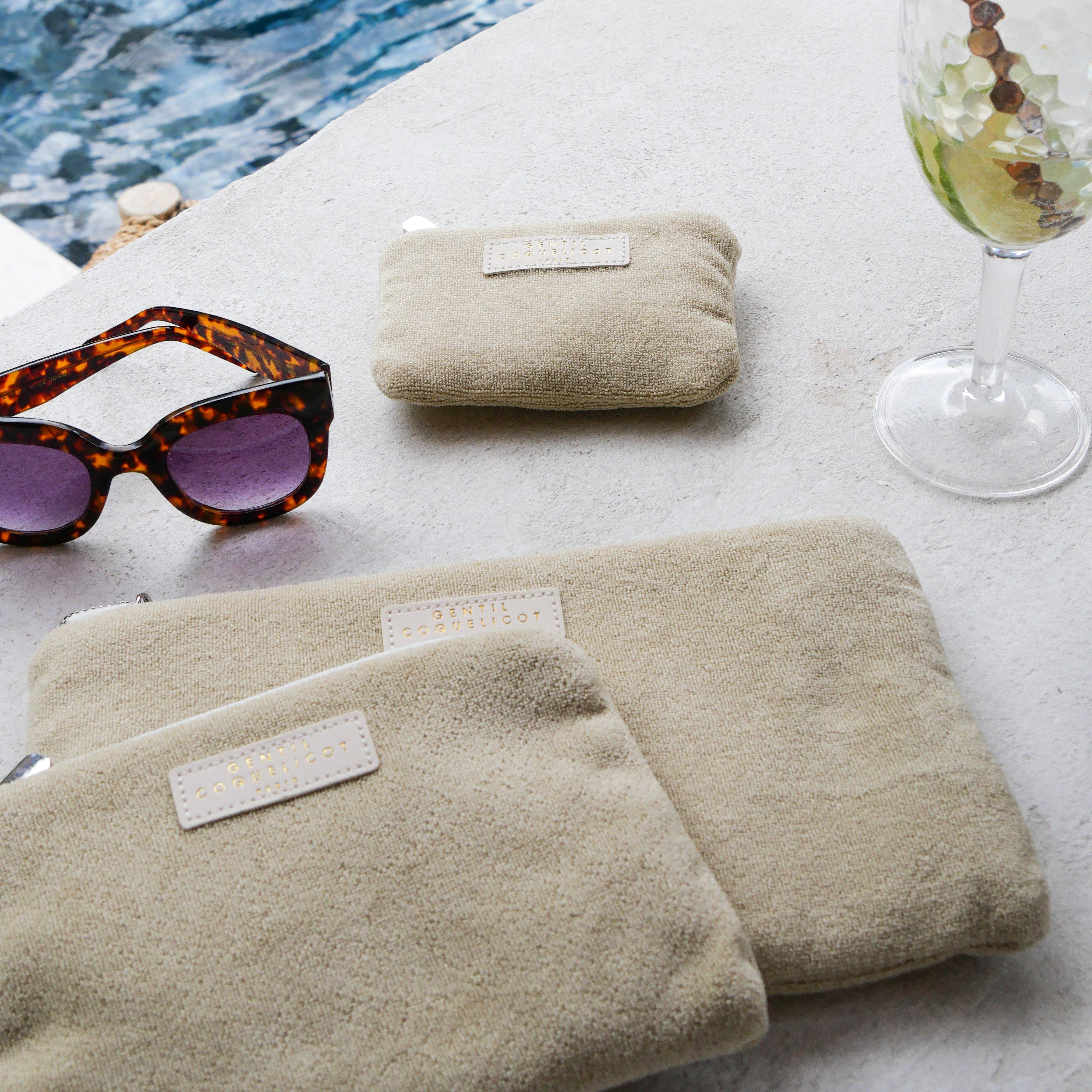 Gentil Coquelicot Paris - Wholesale Pouch - Women's - Checkered sponge pouch (3 colors)8