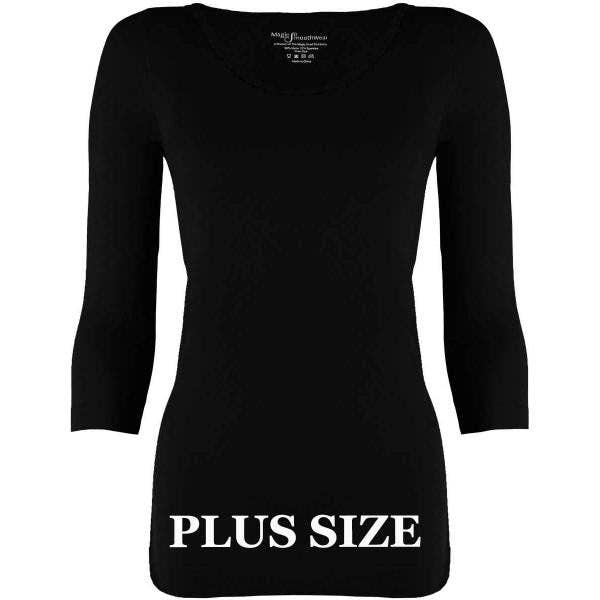 The Magic Scarf Company - Wholesale Knit Top - Women's - 2820 - Magic SmoothWear 3/4 & Long Sleeve12