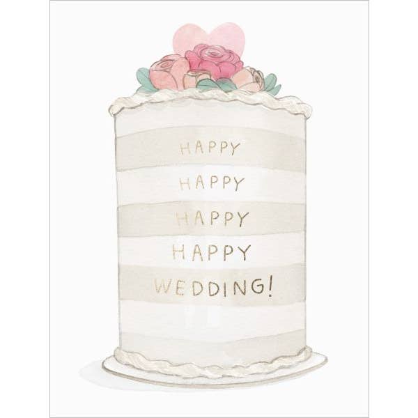 Foil Card-Frosted Wedding for wholesale by Vevoke