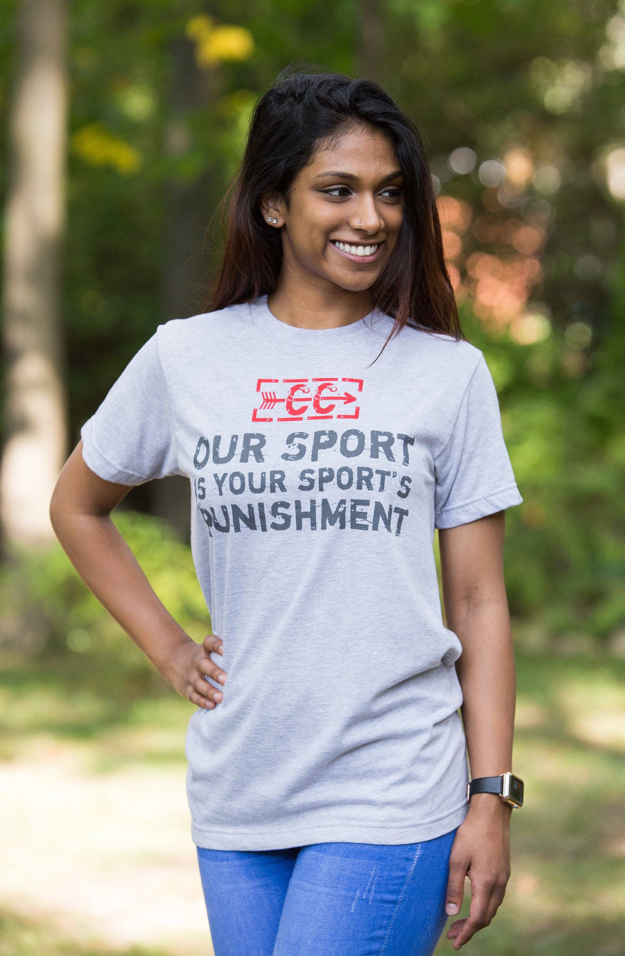 Grey Cross Country XC Läufer Unisex T-Shirt für den Großhandel auf Faire3