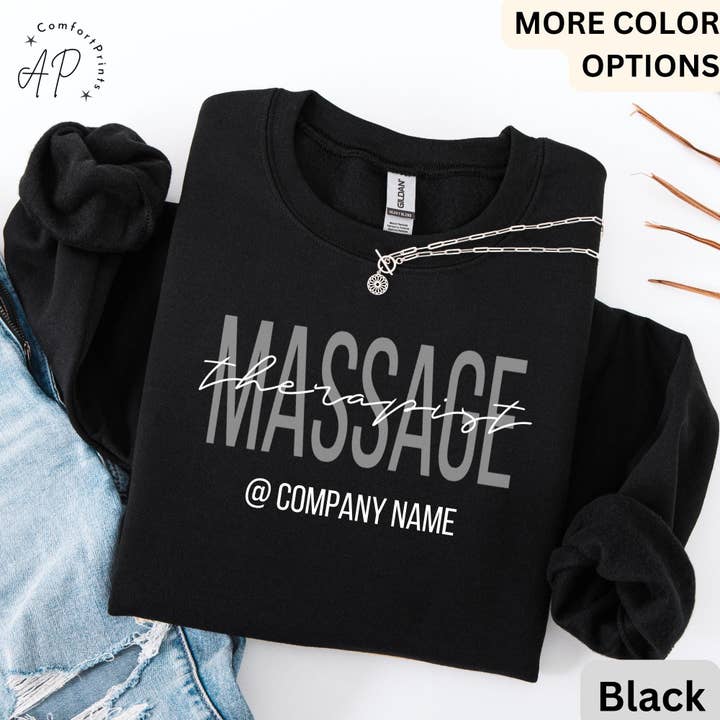 Custom Massage Therapist Sweatshirt, Personalized Massage Therapy Sweater, Licensed Massage Therapist, LMT Hoodie
for wholesale by APComfortPrints