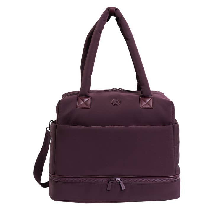 Magid - Wholesale Weekender Bag - Women's - Joan & David 18 Inch High Density Sport Nylon Drop Bottom Duffel Bag14