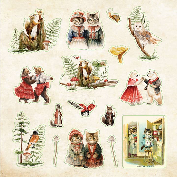 Peter Pauper Press - Wholesale Sticker - Zoological Ephemera Sticker Book1