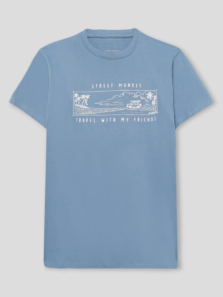 Men's T-shirt - 257004 for wholesale by Street Monkey