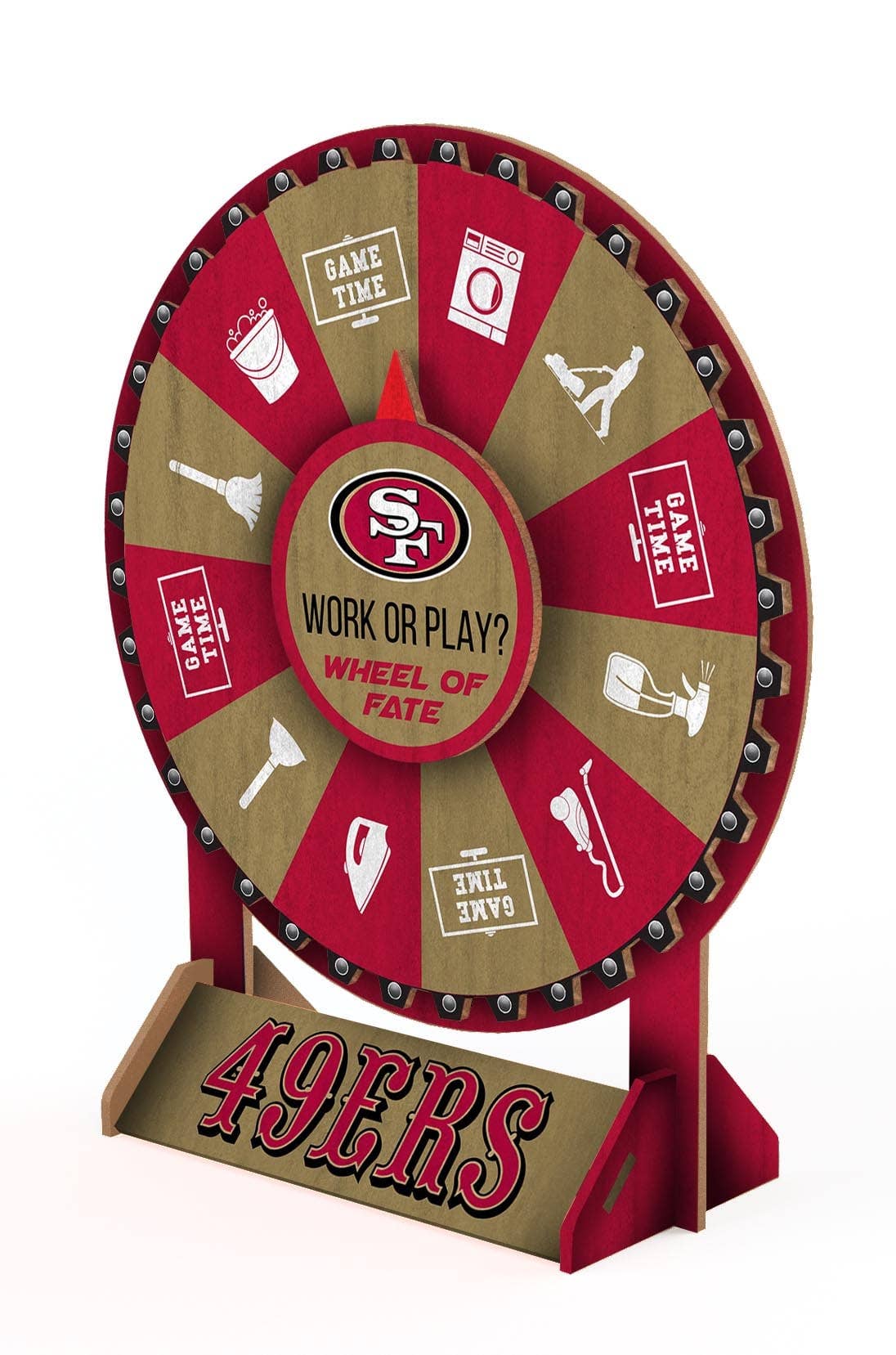 Fan Creations - Wholesale Decorative Tabletop Object - San Fransisco 49ers Wheel of Fate0