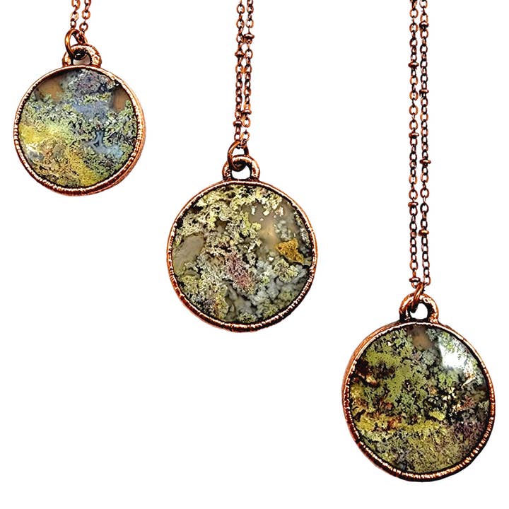 Collana con sfera in agata muschiata per la vendita all'ingrosso da parte di MergingMetals