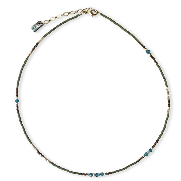 Jazu Jewellery – Colar com abas por atacado – Colares com contas e pedras semipreciosas5