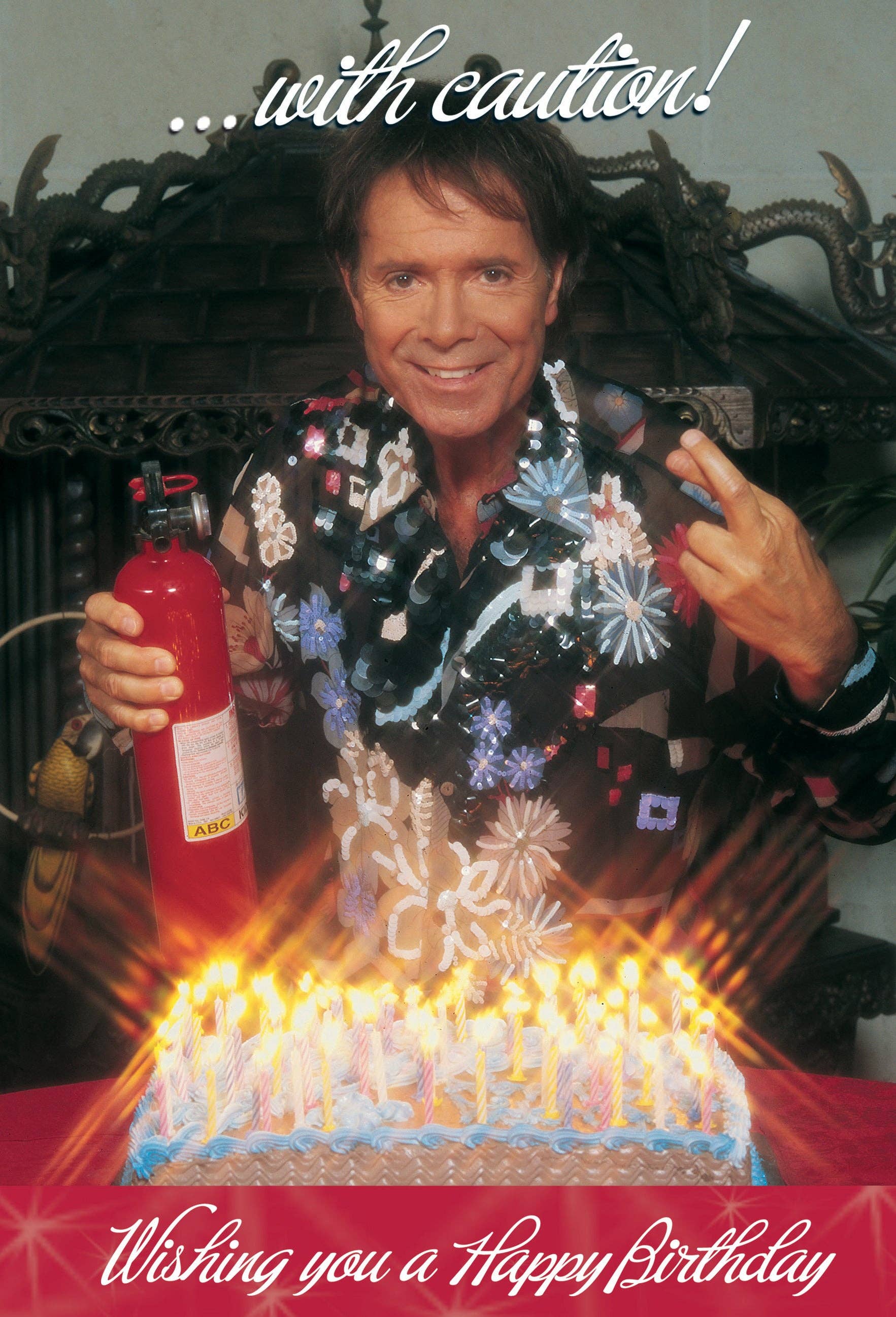 Danilo Promotions Ltd – wholesale Birthday card – Cliff Richard Birthday Sound Card2