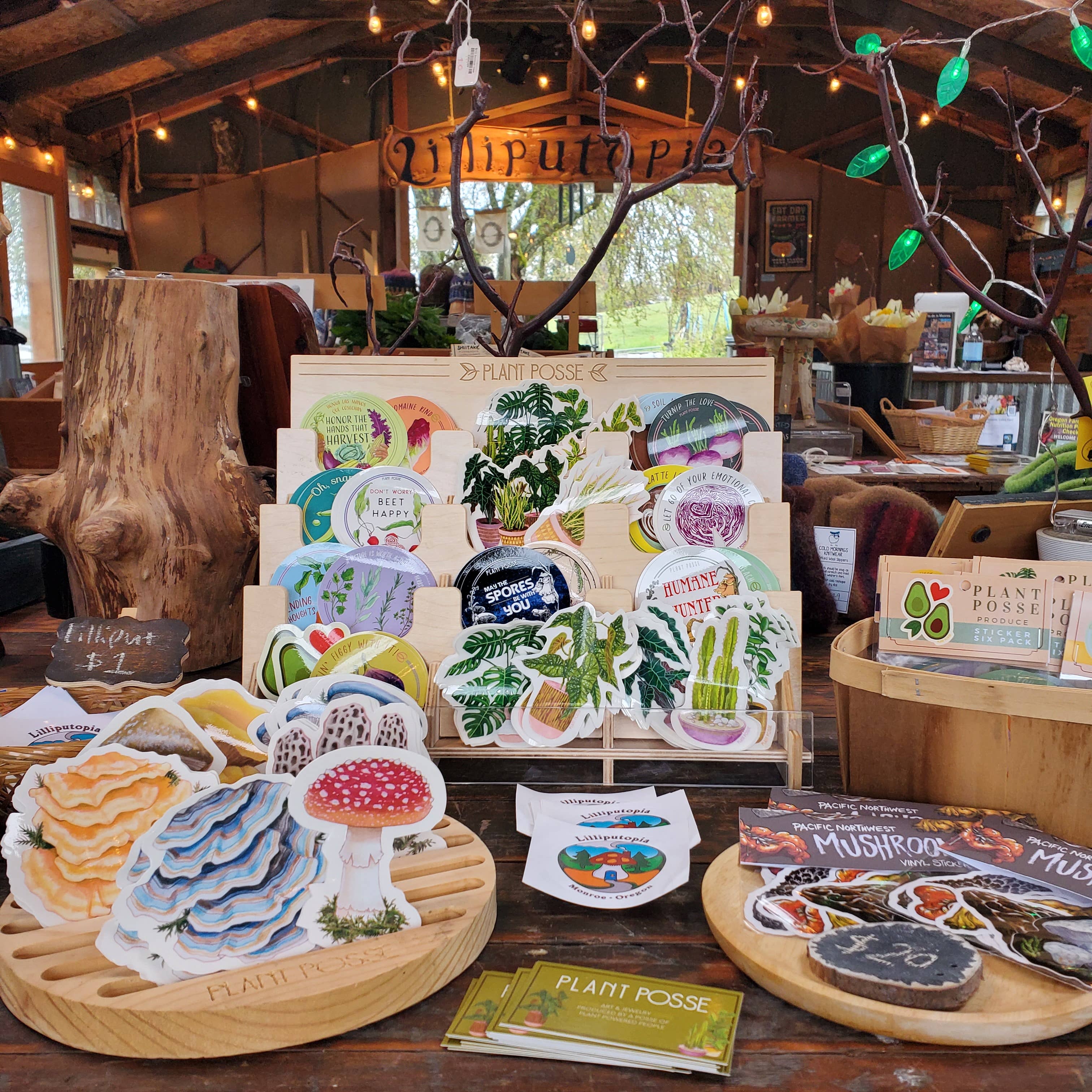 Plant Posse – wholesale Retailer display – Paper & novelty – Sticker Display17