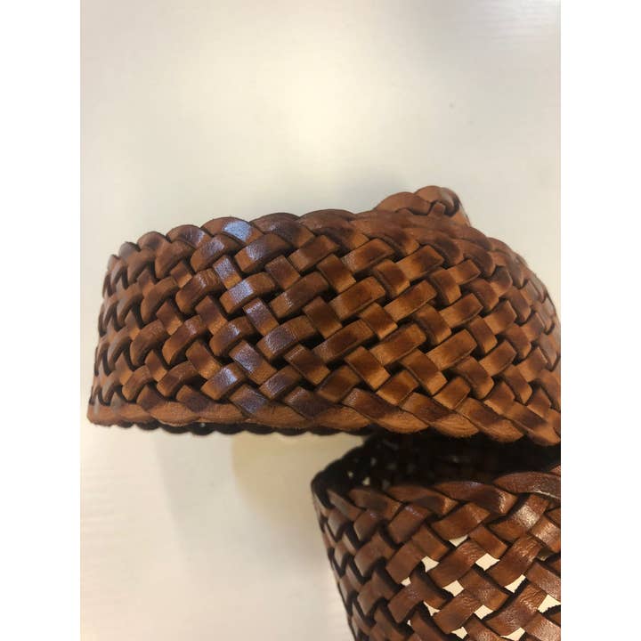 Lula Natura - Wholesale Belt - Women's - WIDE BUFFALO LEATHER BELT - IN BLACK OR BROWN5