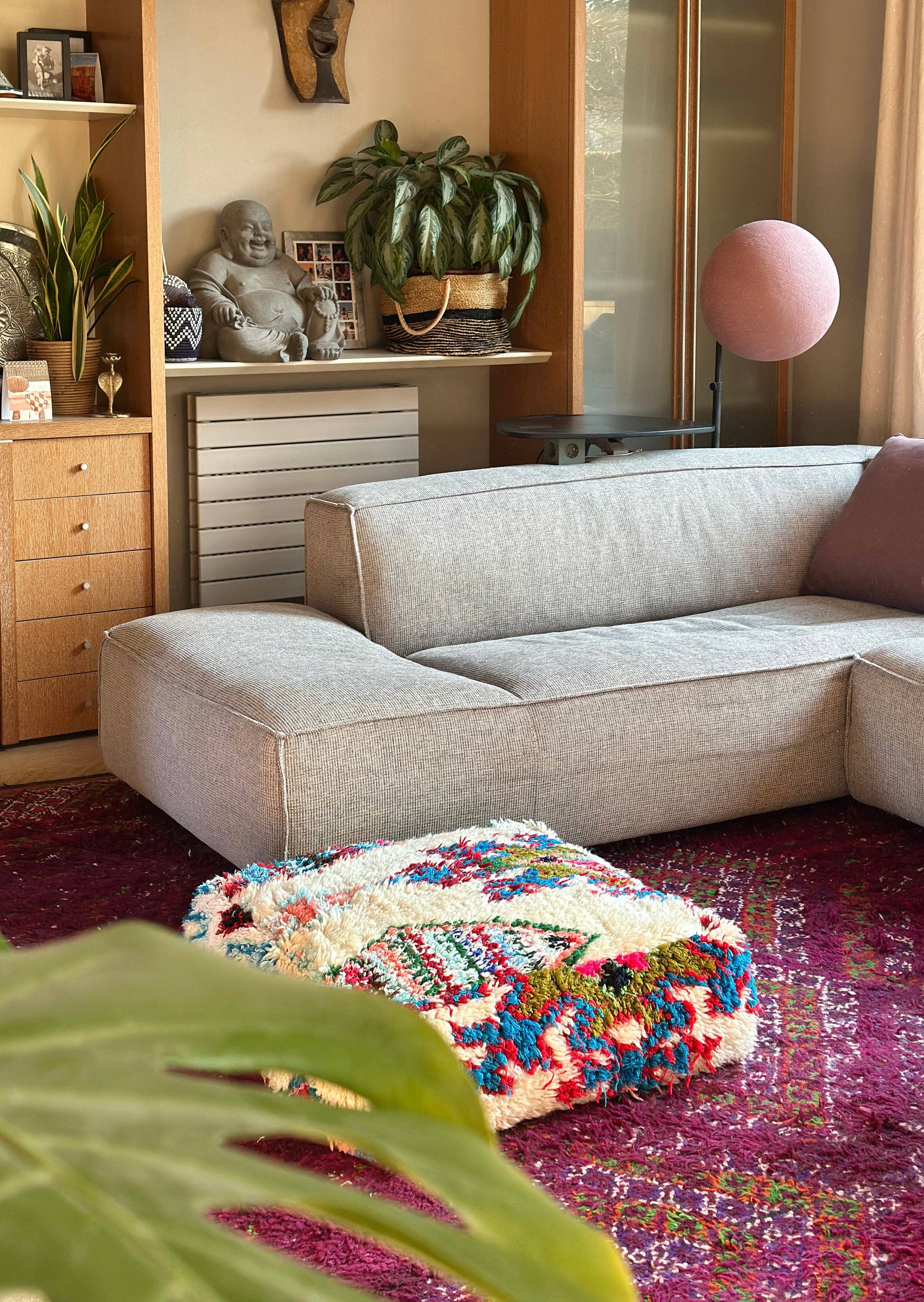 SOUK in the CITY - Wholesale Pouf - UNIQUE Upcycled Berber Poufs - PATCHWORK11