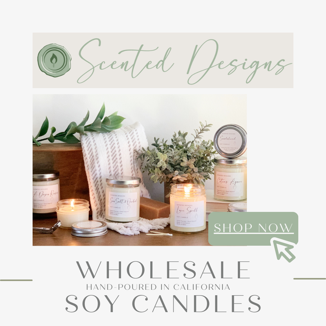 Scented Designs Candle Co - Wholesale Jar/Filled Candle - Raspberry Vanilla Soy Candle - 7oz Signature Jar5
