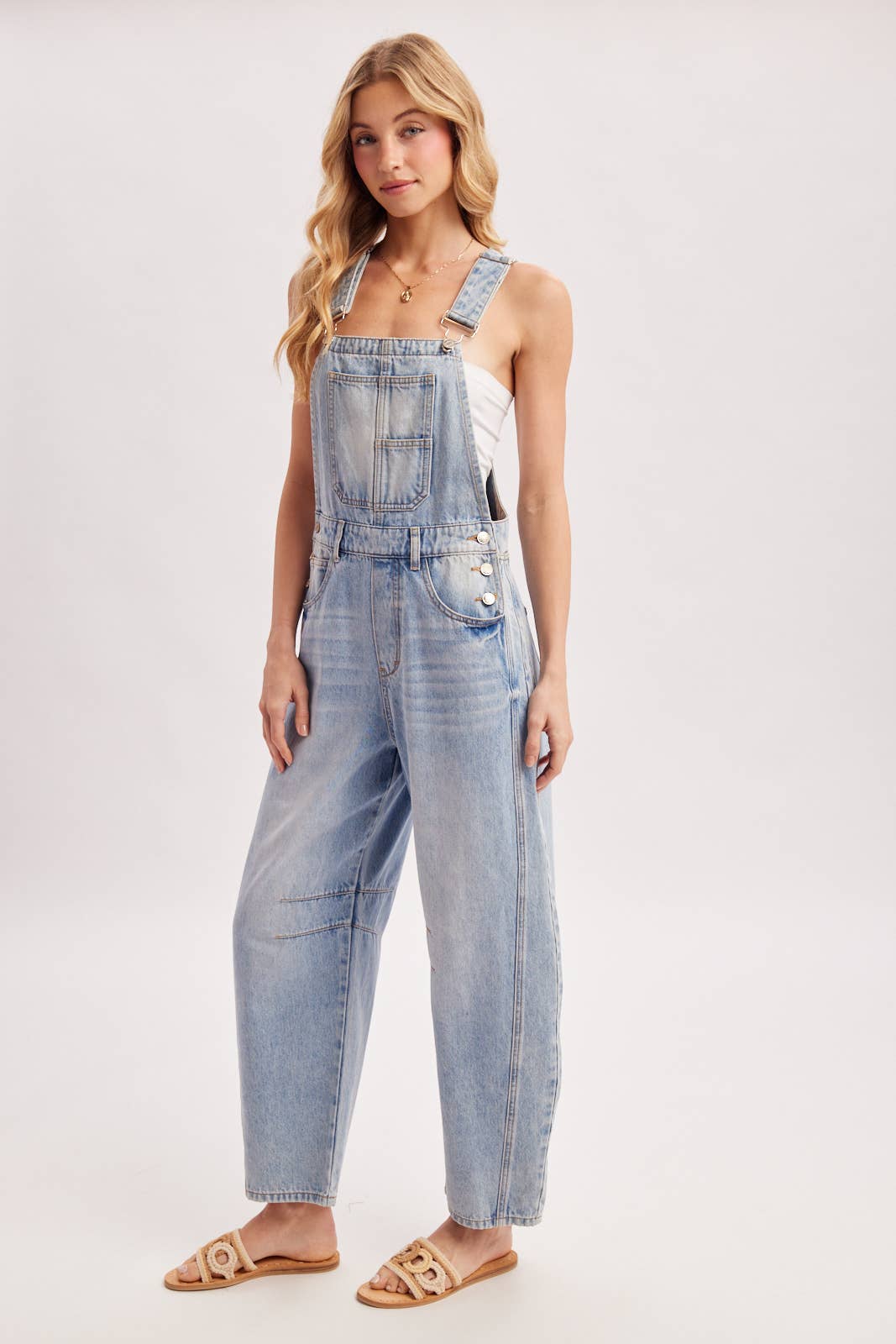 Bluivy - Wholesale Overalls - Women's - DENIM BARREL OVERALLS10