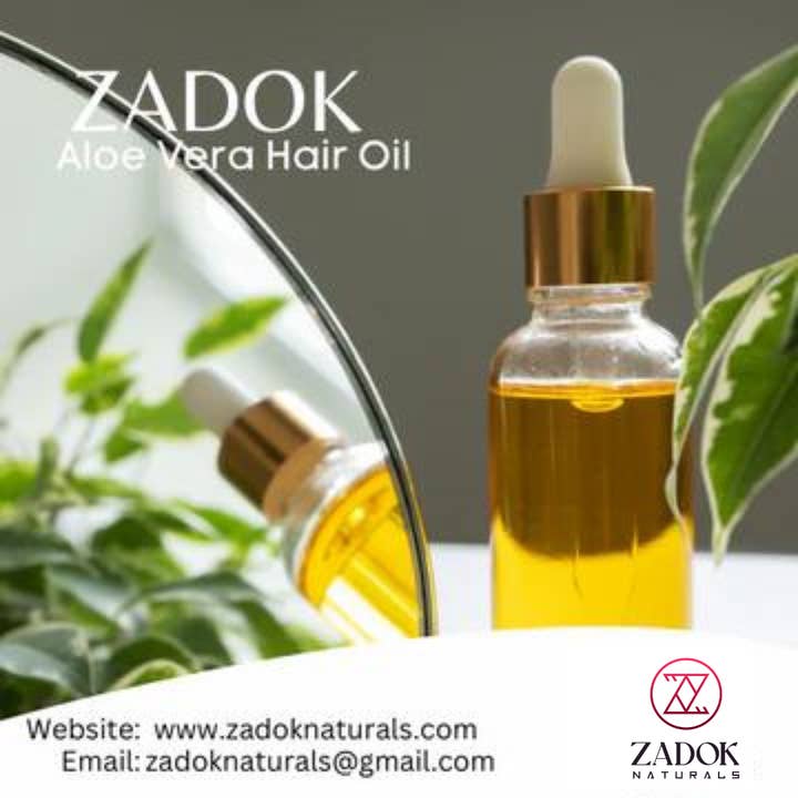 Aloë Vera Haarolie / ZADOK NATURALS / Kracht & Glans voor wholesale door ZADOK NATURALS