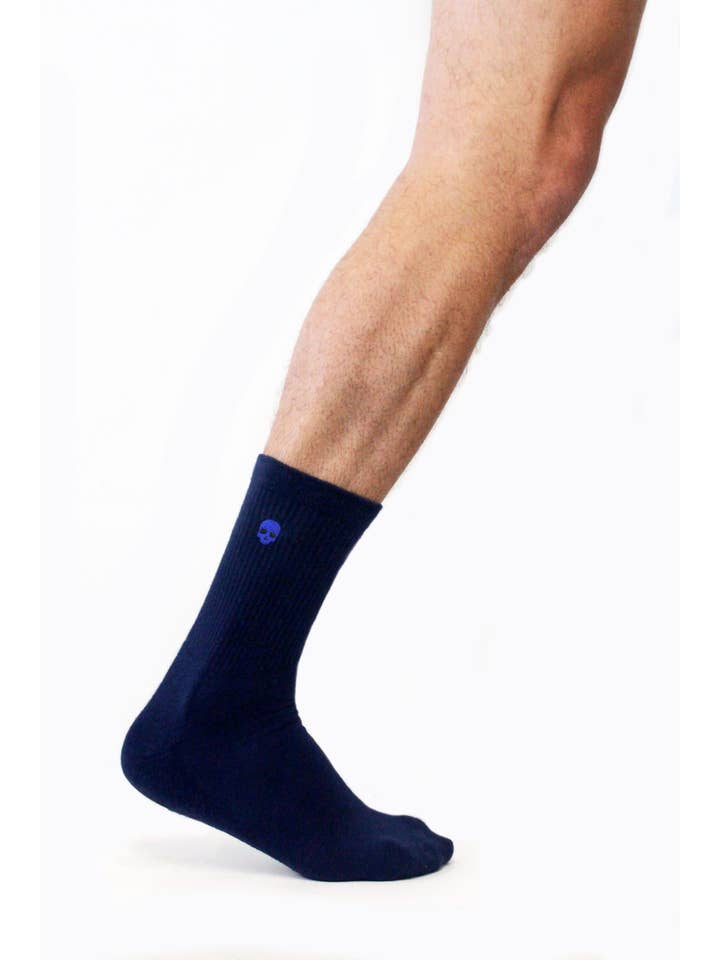Arebesk - Wholesale Socks - Men's - Skull and Bones Grip Sock- Men's