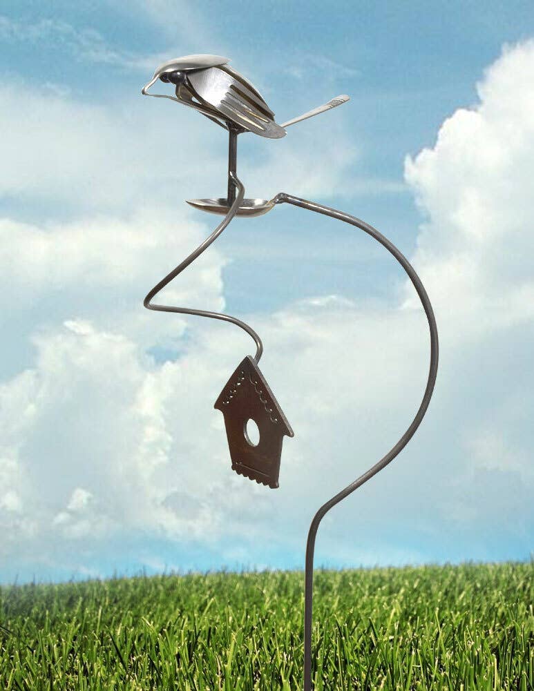 Pauls Metal Petals - Wholesale Outdoor Ornament/Decor - Brew Birds1