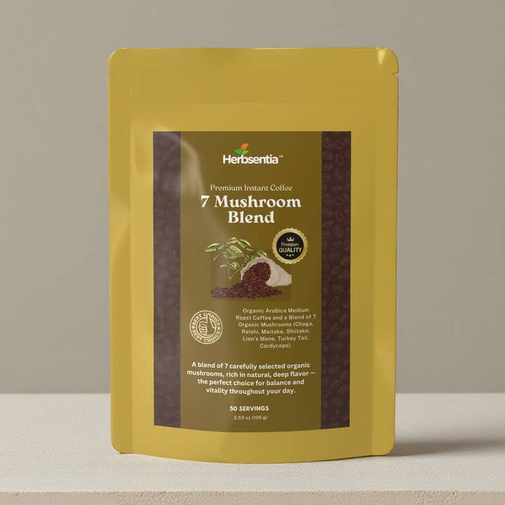 7 Blend Mushroom Coffee - "Fuel your day naturally.” for wholesale by Succus
