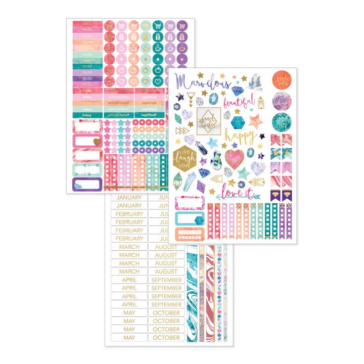 Paper House Productions - Wholesale Planner - Blue Marble 12 Month Undated Planner