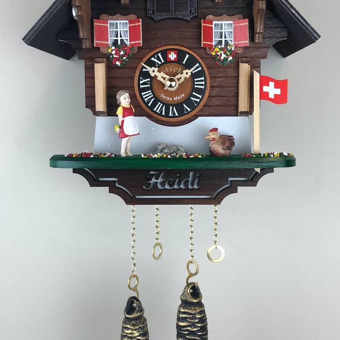 Kit-Cat Klock - Vendita all'ingrosso Orologi da parete - Chalet Heidi e pollo