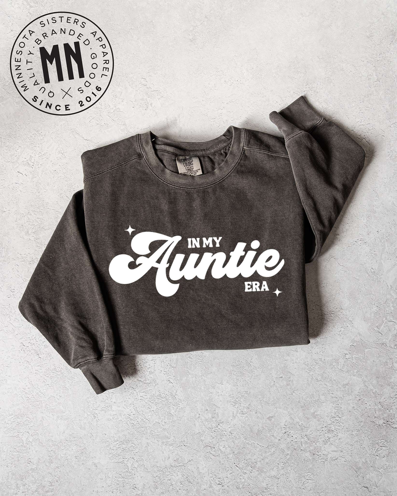 Minnesota Sisters - Wholesale Graphic Sweatshirt - Women's - In My Auntie Era Crewneck7