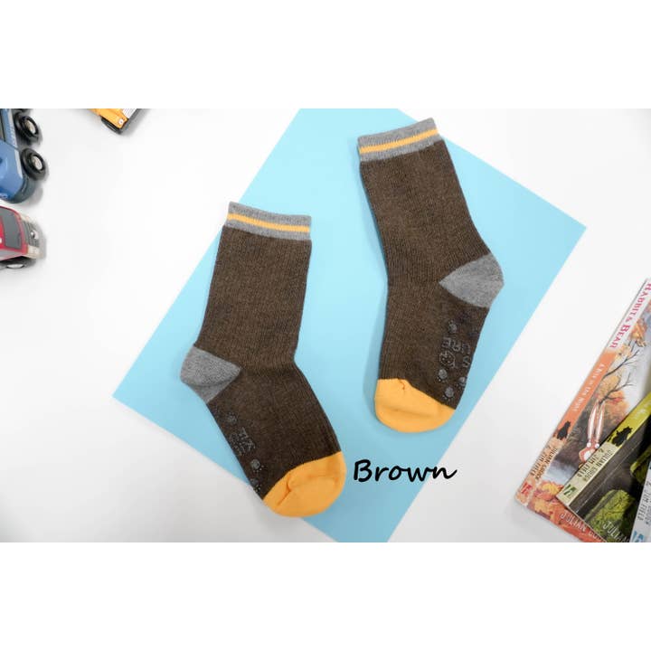 Comfortarians - Wholesale Socks - Kids - Boys Ribbed Cotton Socks Basic Sporty Comfy Soft Kids socks