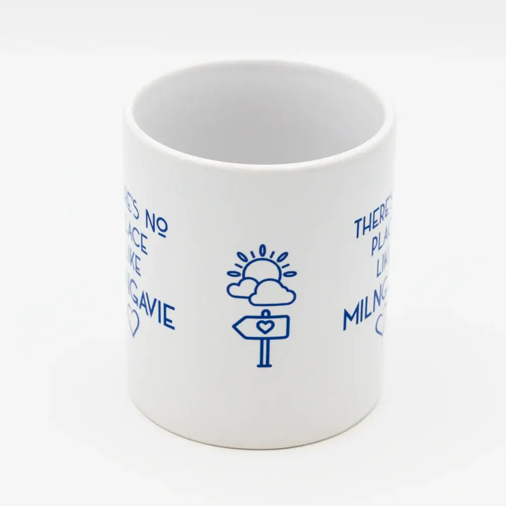 Spindrift Designs – wholesale Coffee mug – There's No Place Like....Town Motif Customised Location Mug 1