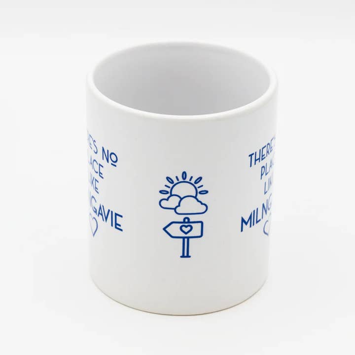 Spindrift Designs – wholesale Coffee mug – There's No Place Like....Town Motif Customised Location Mug 1