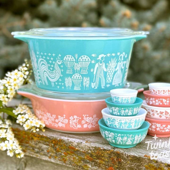 Twinkltoast - Wholesale Decorative Plate/Dish/Bowl - Stackable Miniature Vintage Bowls