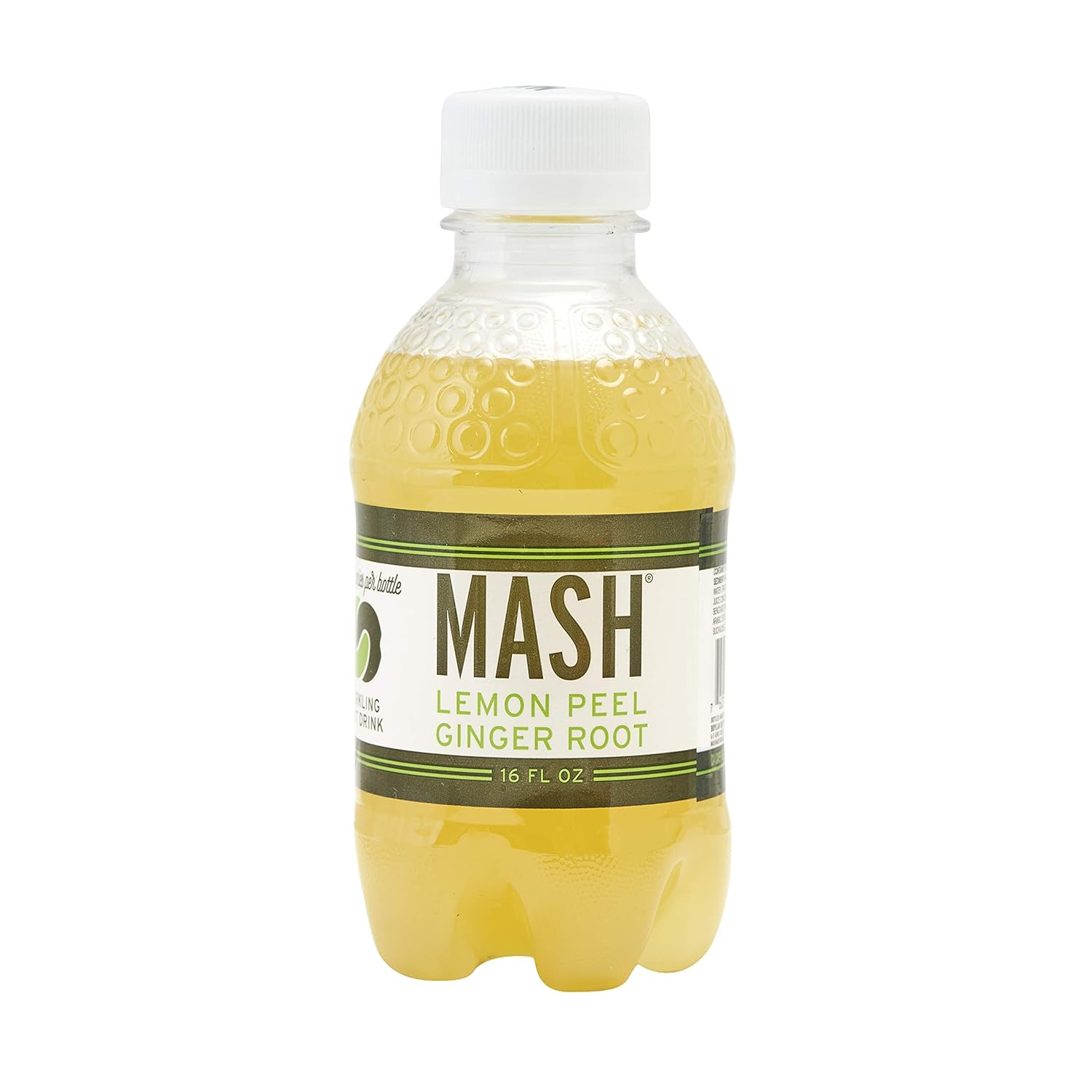 EcoQuality - Wholesale Soda/Carbonated Drink - 16oz Boylan Mash Sparkling Lemon Peel Ginger Drink Glass Bottles Pack 120